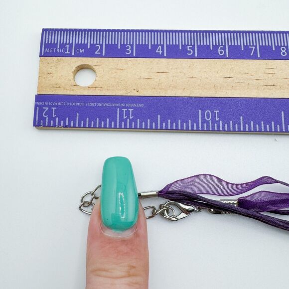 Vintage Murano Blue Glass Swirl Pendant 18K Gold Foil with 18 KGP Boho Retro - Picture 7 of 7